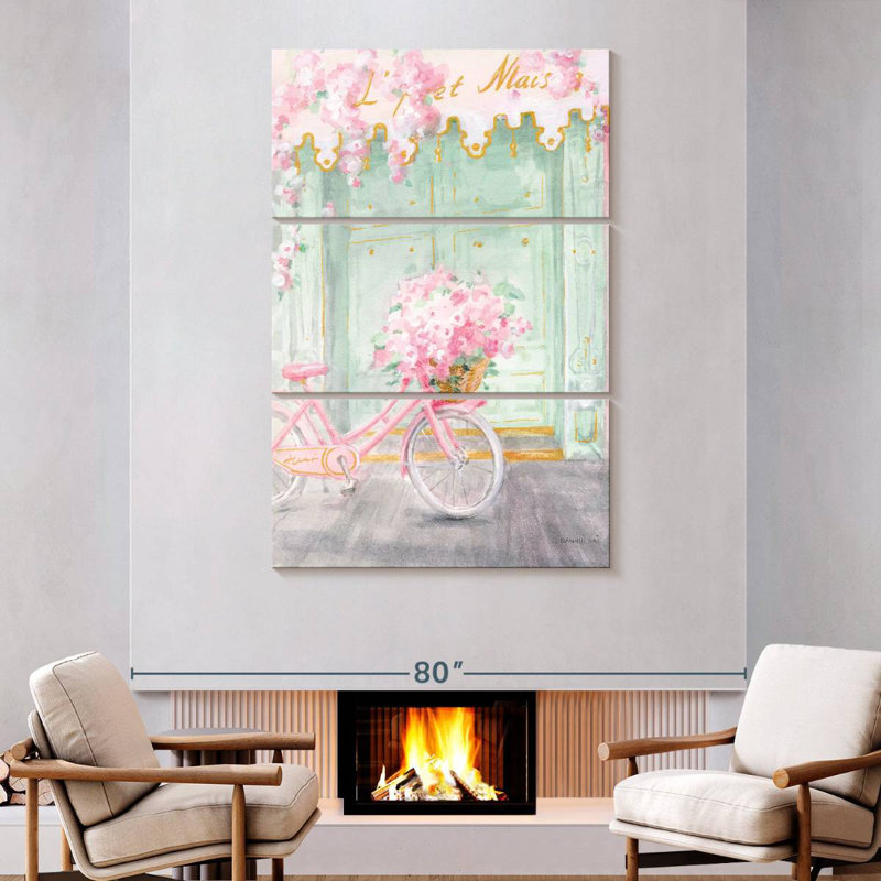 Mehar Pastel Paris I, 74" H x 48" W