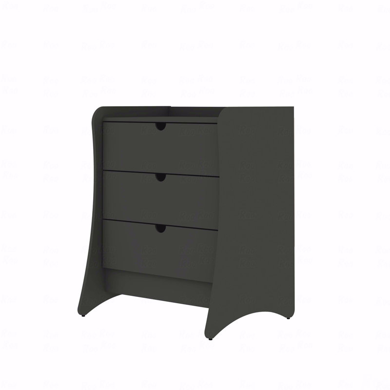 Table de chevet, Gris anthracite