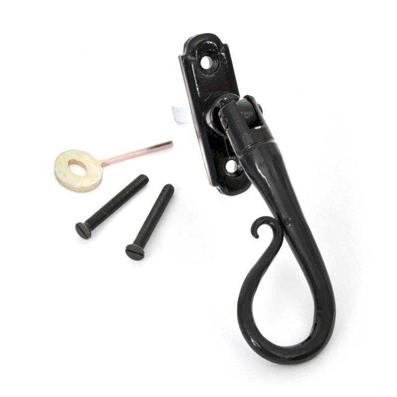 Shepherd''s Crook Espag Door Accessory, Black