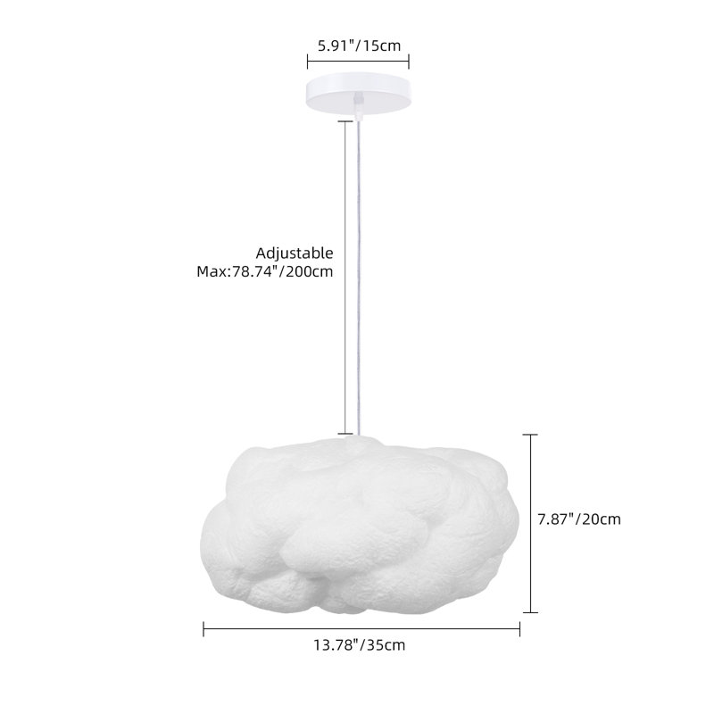 1 - Light Natural Drum Pendant