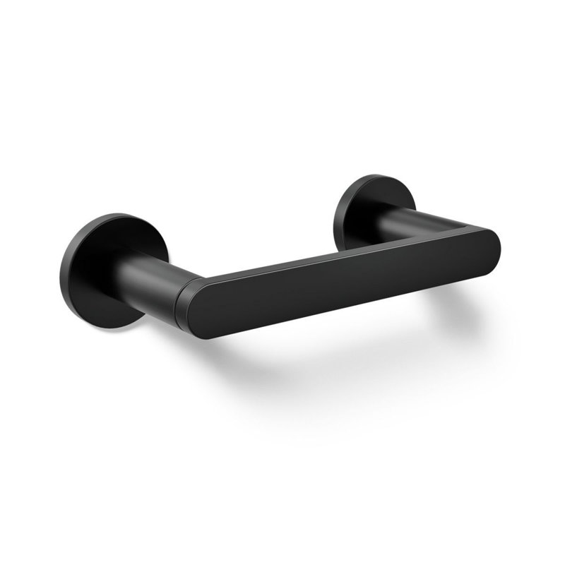 Wall Mount Toilet Paper Holder, Matte Black