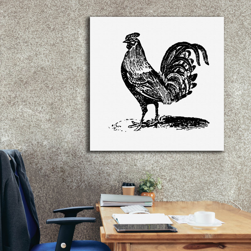 'Rooster Ready' by Art Licensing Studio Canvas Wall Art