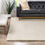 Tapis beige rectangulaire en laine tissé à la machine Sondra-1101444876