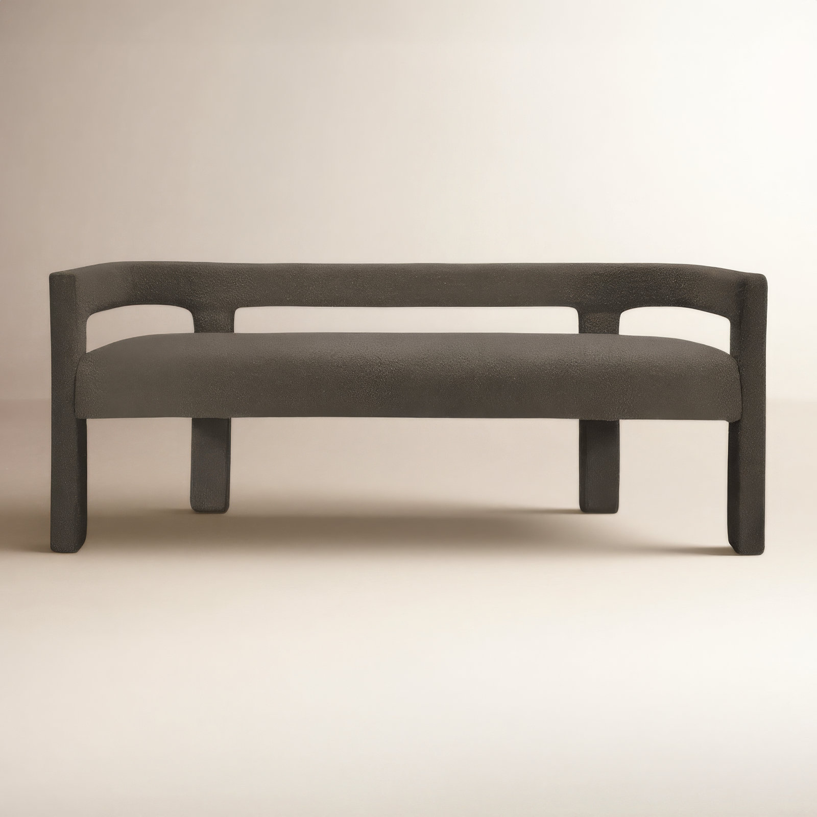 Cedernier 67" Bedroom Bench, Brown
