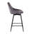 Lakyia Swivel Upholstered Counter Stool with Metal Frame-101380302