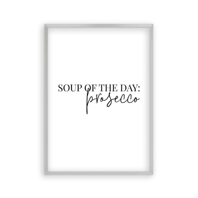 Print, Matt Silver Frame, 41 cm H x 31 cm W