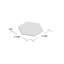 Spark C 7.87" x 9.09" Cement Patterned Wall & Floor Tile-66657163
