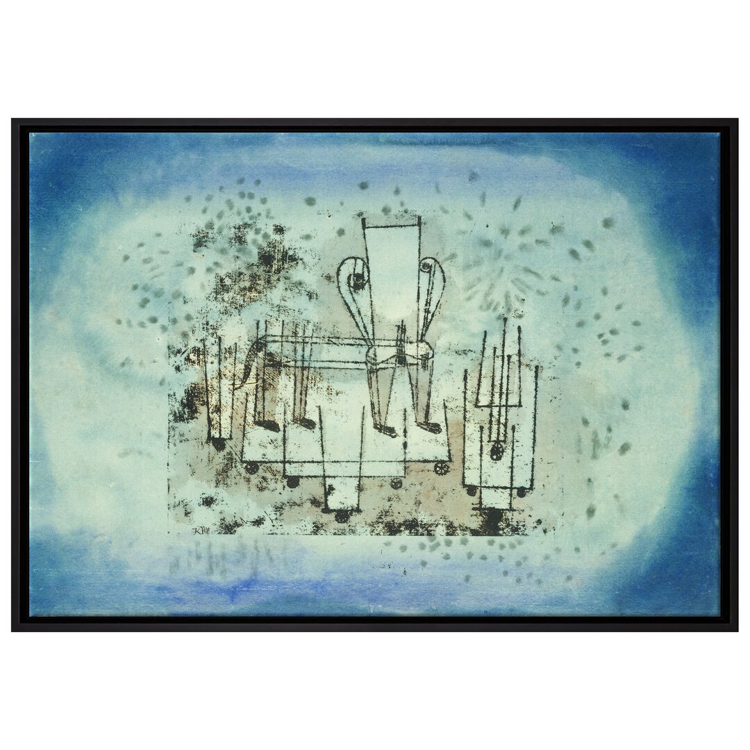 Paul Klee - Das Stuhl-Tier - Leinwandbild Im Schattenfugenrahmen Kunstdruck