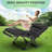Oversized XXL Folding Zero Gravity Chair, Patio Reclining Lounge Chair 33In with Cushions and Headrest-2057214075