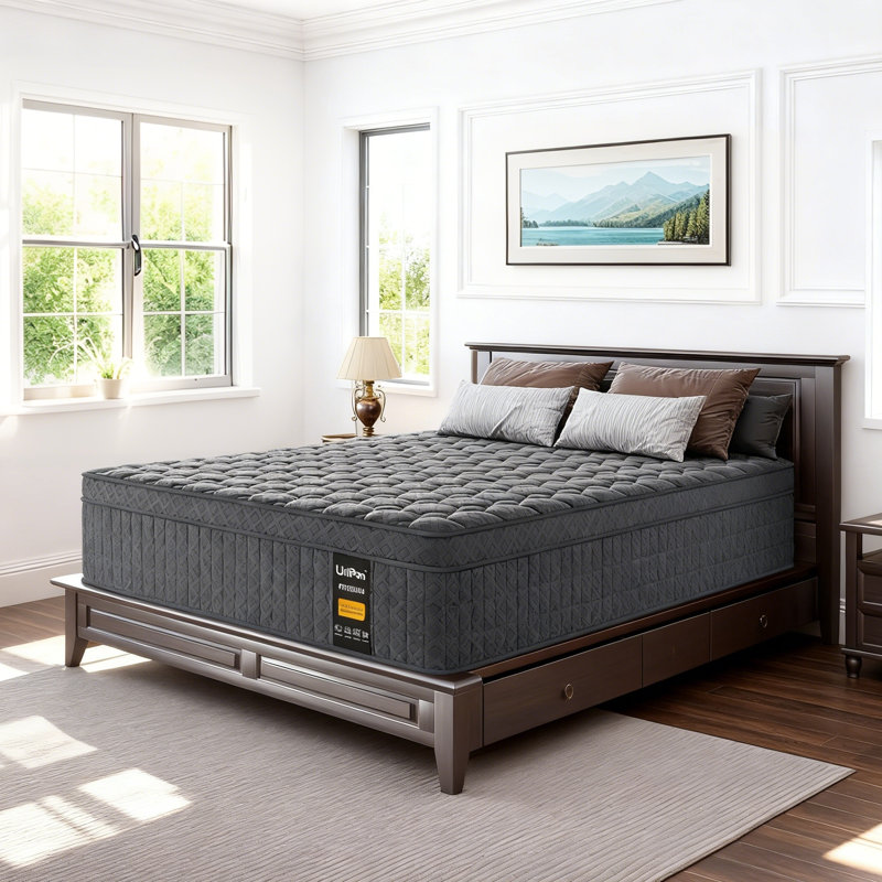 Cooling Hybrid Mattress With Enhanced Edge Support, Certipur-US Certified, Pressure Relief & Motion Isolation, King, 14"
