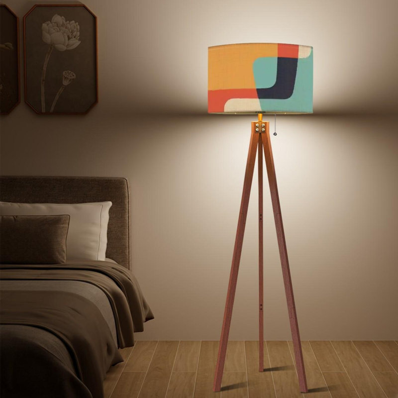 Lampe trépied moderne Mid Century