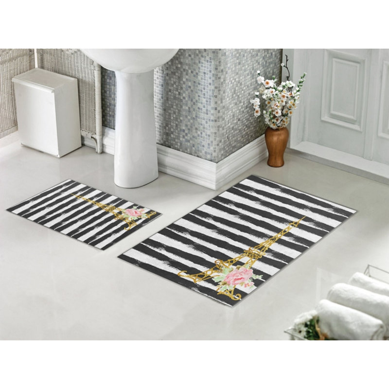 Ensemble de tapis de bain 2 pièces Dinorah