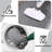 Thick Memory Foam Bath Rugs, Soft Absorbent Velvet Bathroom Mats With Non-Slip Dots Underside-40070951-40070948