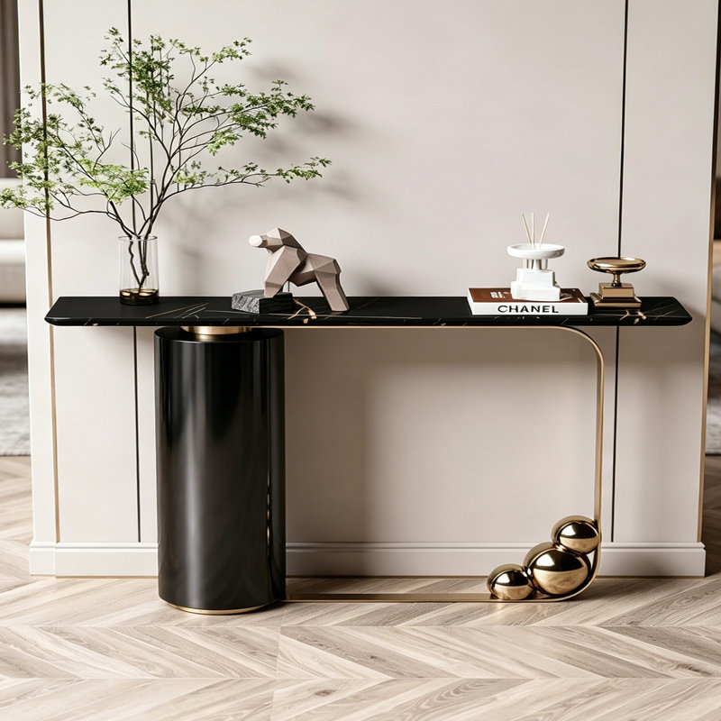 Console Modern Minimalist, H 33,5 po x l 70,9 po x P 13,8 po