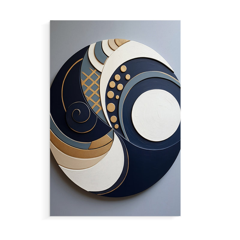 ABSTRACT Series DL III - Impression sur toile seulement - NON-CADRE, H 27 po x l 18 po