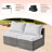 Premium All-Weather Wicker 6 - Person Patio Conversation Set with Cushions-98524812