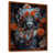 Toile avec cadre flottant brun