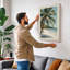 Tropical Paradise Palm Coastal - Wrapped Canvas-1702735064-1702735070
