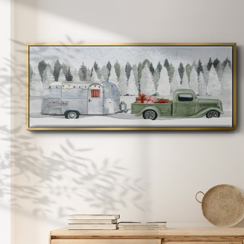 Holiday Roadtrip II - toile encadrée, H 20 po x l 50 po