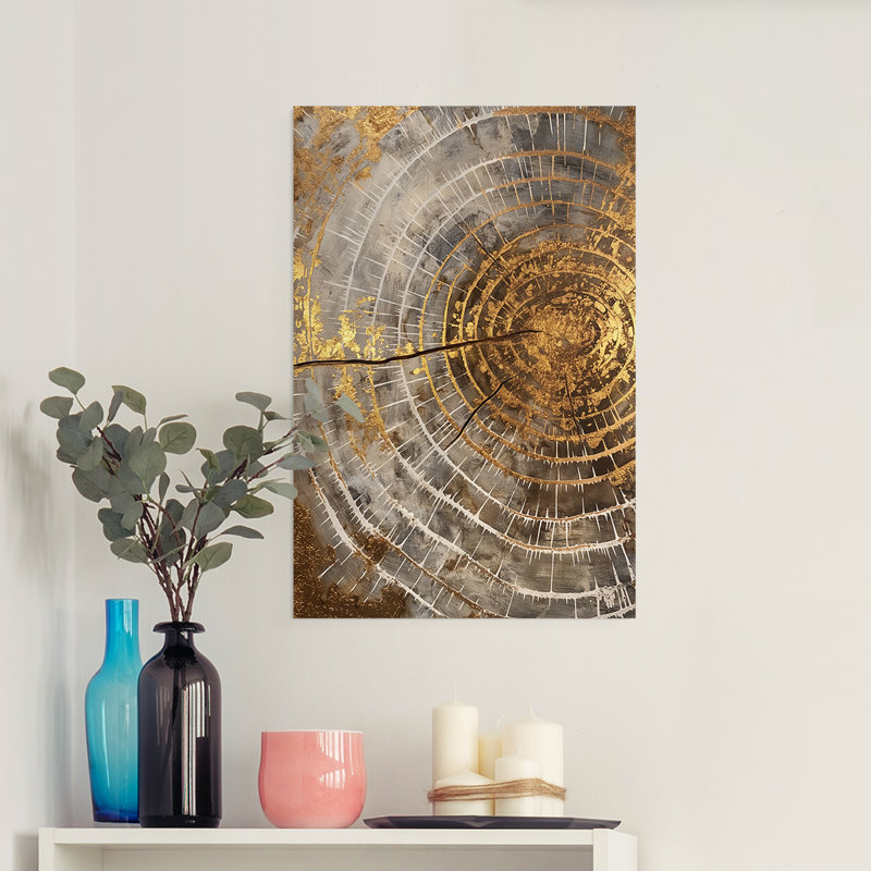 ABSTRACT Series CL - Impression sur toile seulement - NON-CADRE, H 18 po x l 12 po
