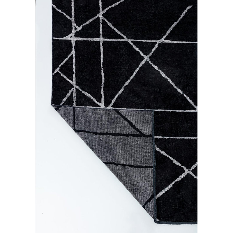 Rapture Abstract Area Rug, Rectangle 6'7" x 8'3"