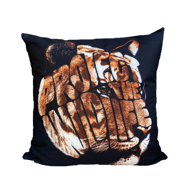 Nelms Animal Print Square Euro Cushion Cover