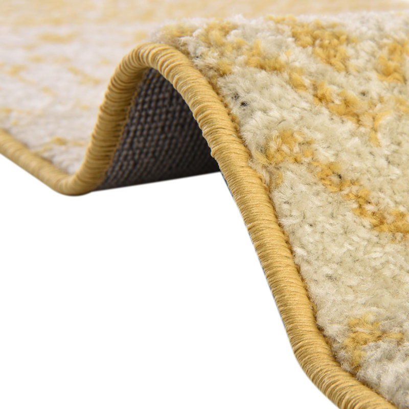 Tapis en polypropylène tissé à la machine Briehn, Rond 5 pi 3 po