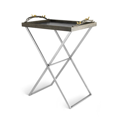 Butterfly Ginkgo Butler Tray Stand