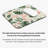 Animals Flamingos and Monstera Leaves Birds Flamingo Tropical Gaming Cute Office Laptop Desk Pad Gift Mat Square Rectangle Non-Slip Mousepad