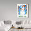 « paix bonhomme de neige », art encadré-32713067