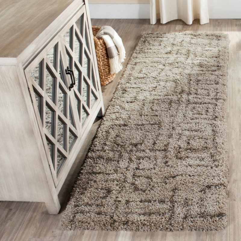 Sgb-Belize Shag Performance Geometric Rug, Runner 2'3" x 11'