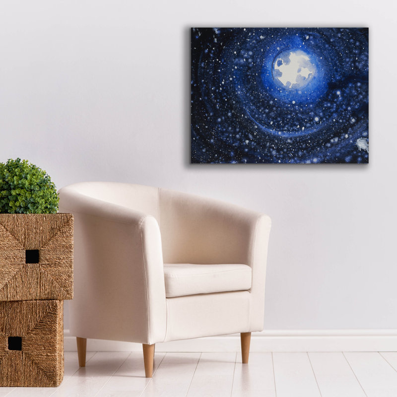 «Starry Night Sky 4» par Erin McGee Ferrell, art mural sur toile, H 26 po x l 34 po
