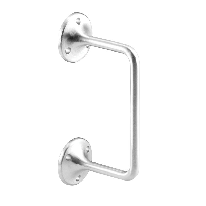 Poignée de porte Prime-Line, 3 po, ADA, avec attaches, acier inoxydable