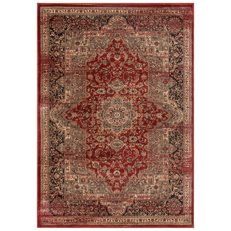 Vintage Performance Oriental Rug, Rectangle 4' x 5'7"