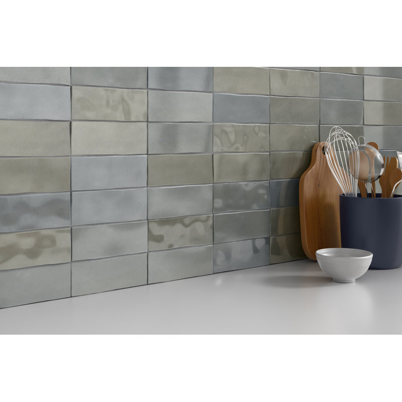 Passion 2.56 W x 7.87 L Tile, Gris