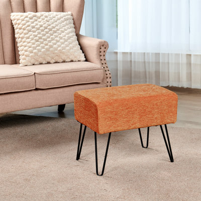 48.3cm Wide Rectangle Solid Colour Standard Ottoman