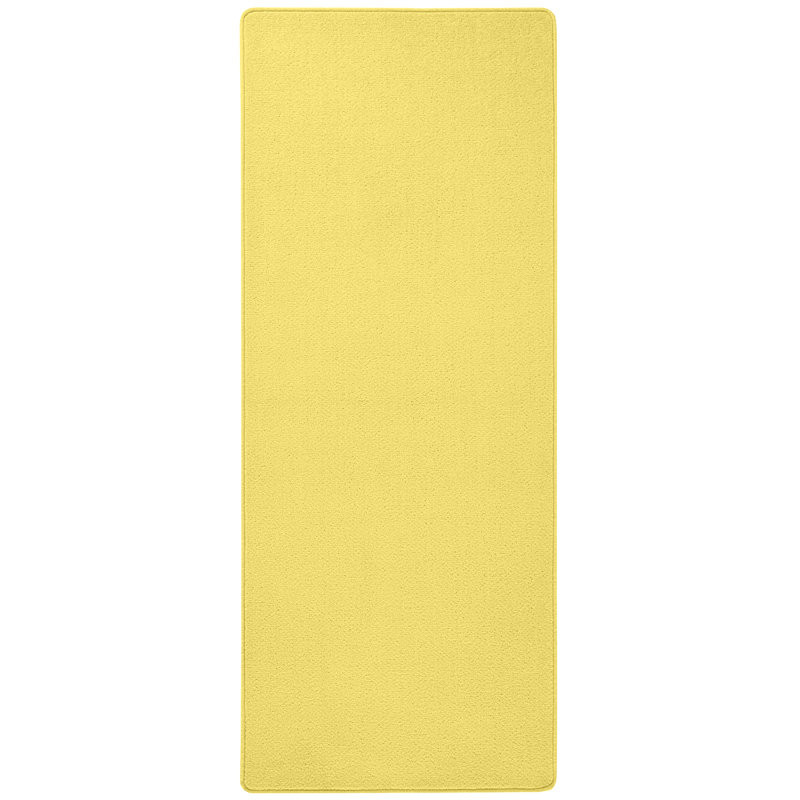 Fancy Yellow Rug, Runner 80 x 200cm