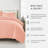 Home Pink Buds Pattern Duvet Cover Set-33377308