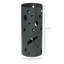 HOMCOM Galvanised Steel Umbrella Holder Hollowed Stand Dark Grey