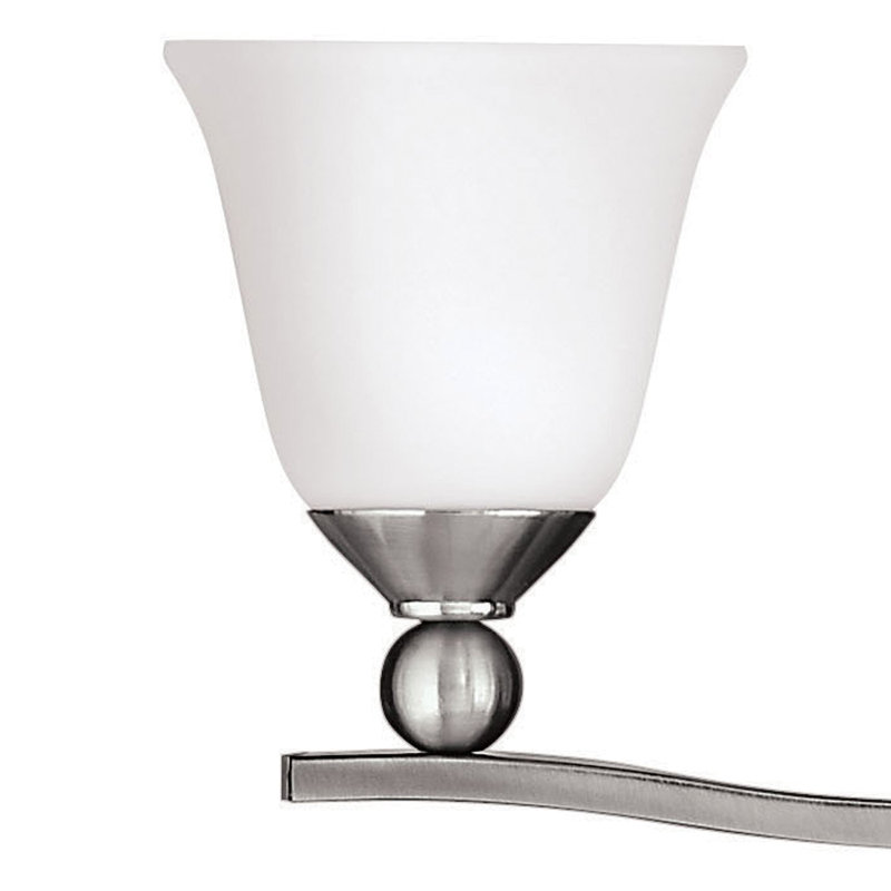 Bolla 4-Light Vanity Light, Olde Bronze, Clear Seedy Glass, Incandescent