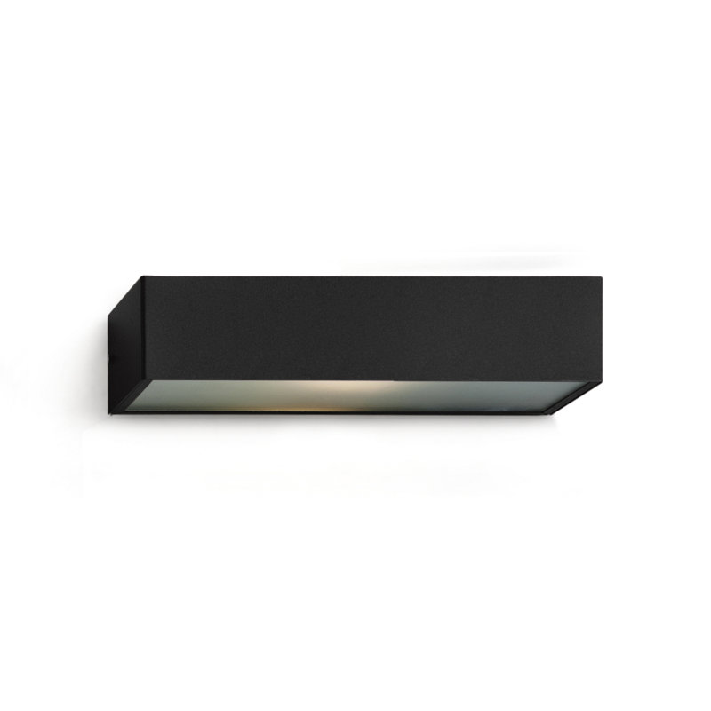 Alyas Flush Mounted Sconce, Black