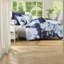 Ensembles de literie pour très grand lit confortables, bleu coton multicolore, style toute l'année