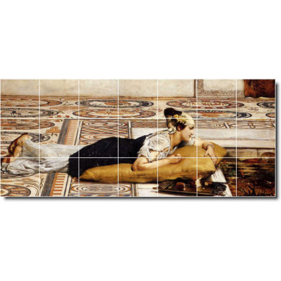Carreau de céramique décorative 56 po x 24 po 8 po x 8 po