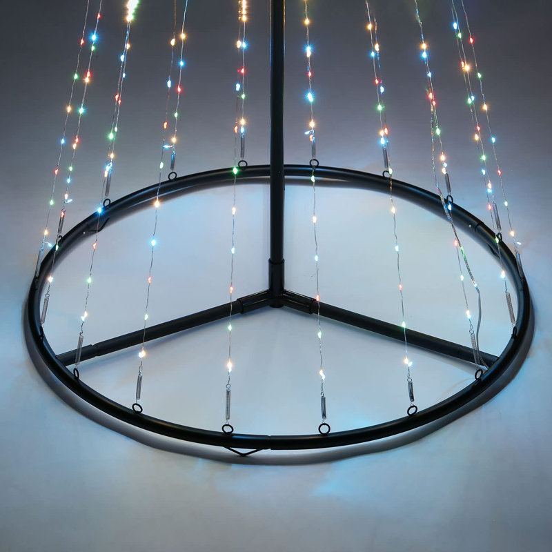 35cm Indoor / Outdoor Rope Lights, 152.4cm H x 35cm W x 35cm D, Multicolor