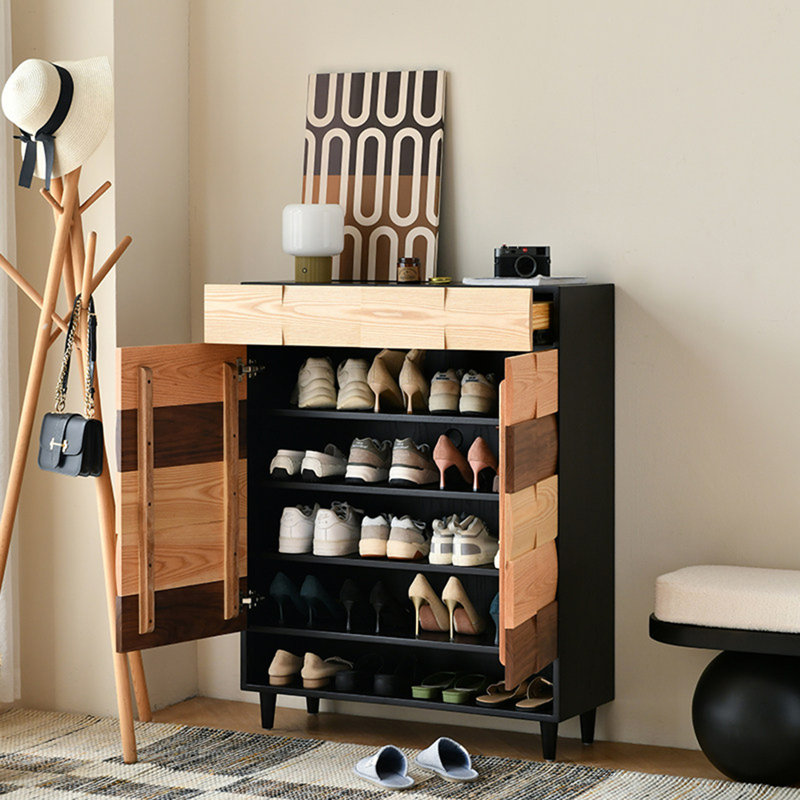 Armoire à chaussures 35,43 po Minimalist Wabi-Sabi