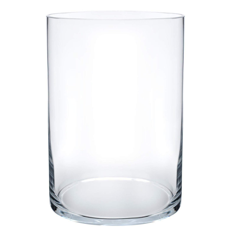 Khyrin Glass Table Vase, 8" H x 5" W x 5" D