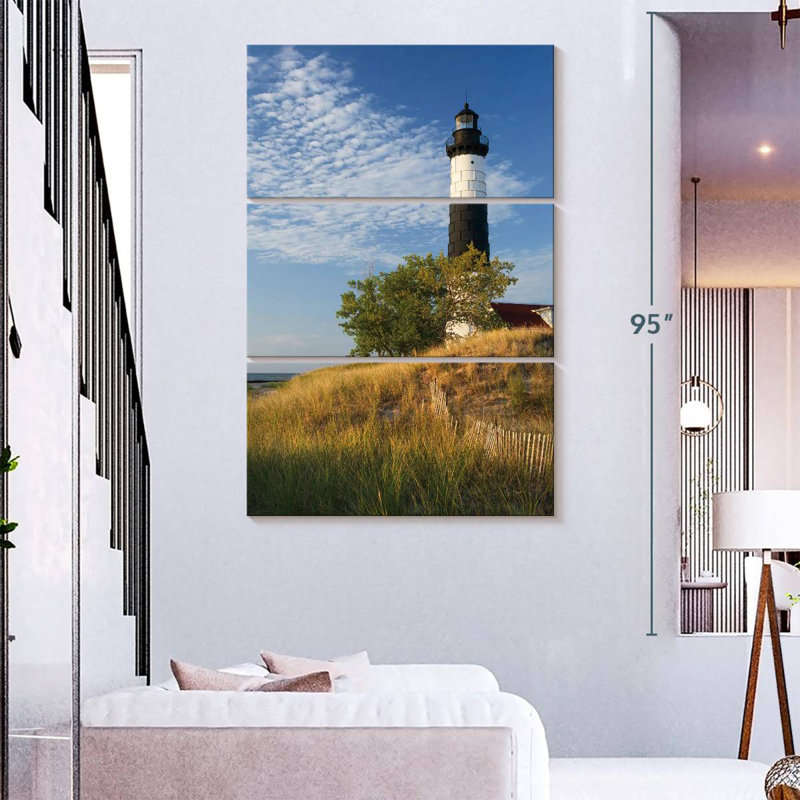 Lilie Big Sable Point Lighthouse II, 74" H x 48" W