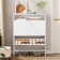 2 Flip-Out Drawer Shoe Cabinet