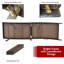 Chaise longue simple inclinable avec coussins 81 po Evis