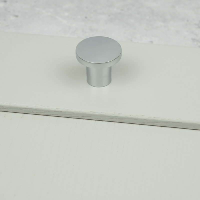 25mm Disc Knobs in Multiple Finishes, Polished Chrome